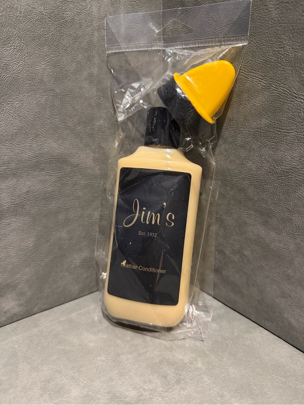 Large 8 oz. Jim's Juice Leather Conditioner - New in Sealed Wrapper